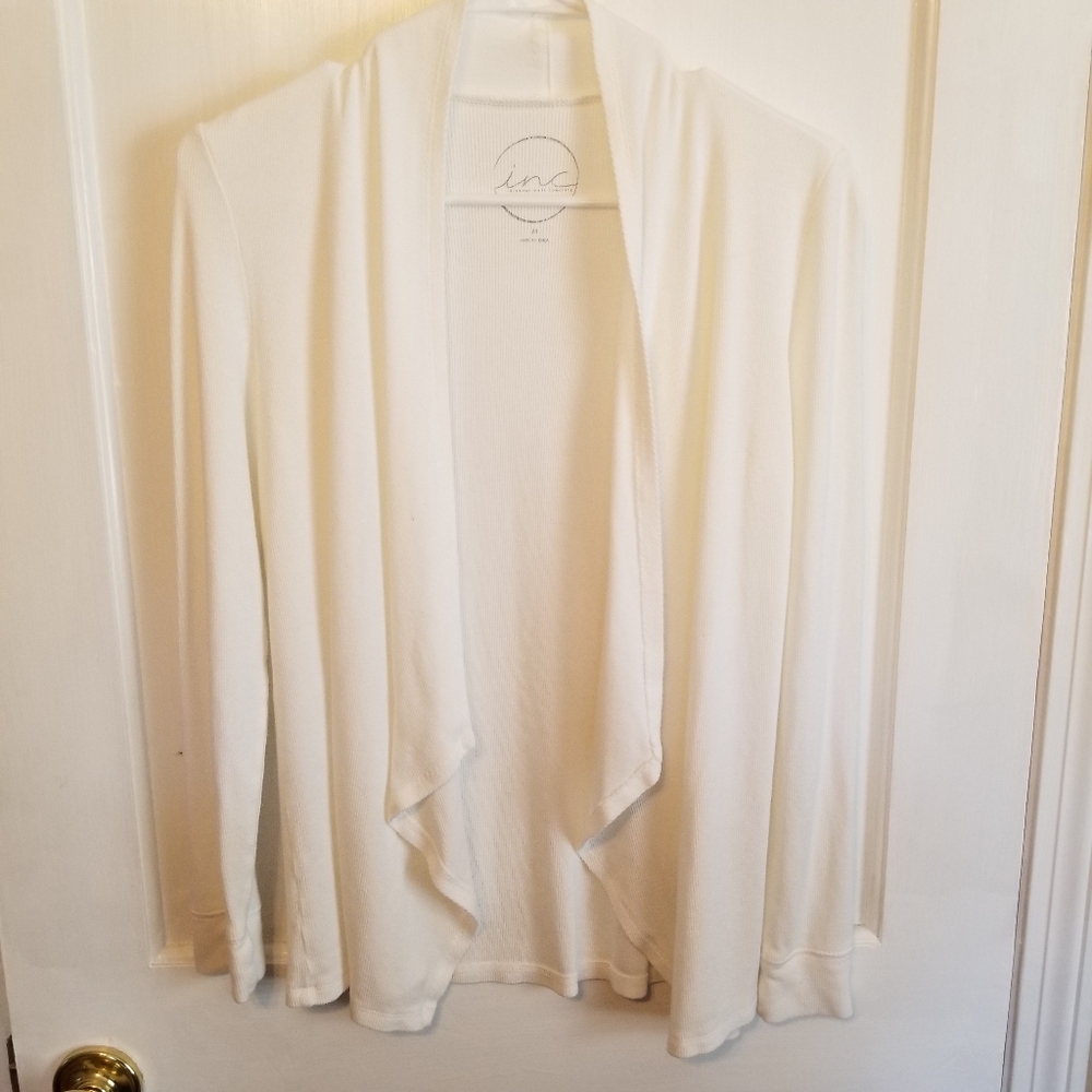 INC White Cardigan